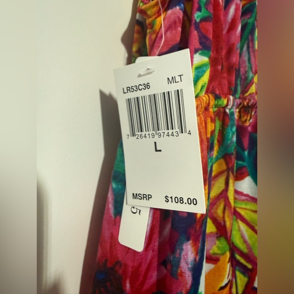 Lauren Ralph Lauren Multicolor Floral Summer Dress - Picture 4 of 7